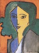 Portrait of Lydia Delectorskaya (mk35) Henri Matisse